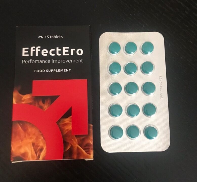 Foto de tablete pentru îmbunătățirea libidoului EffectEro, experiență de utilizare