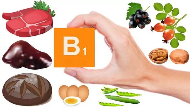 Alimente care conțin vitamina B1 (tiamină)